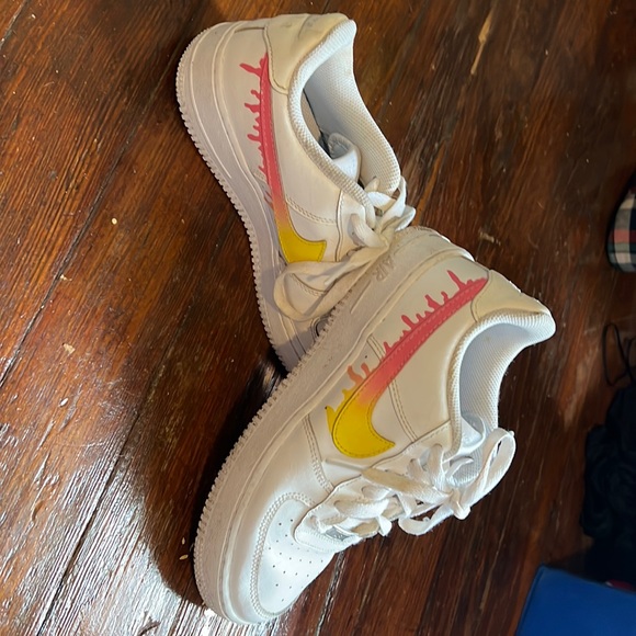 Nike Shoes - Size 6y custom Nike Air Force 1s